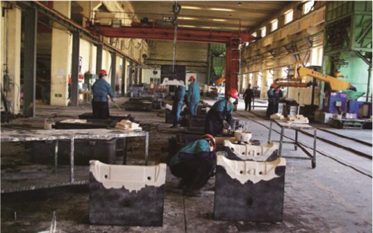 Sand casting process